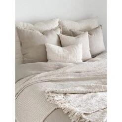 Ivory & Taupe Cotton Waffle Weave Bed Blanket - Anaya -Decor Haven Shop GUEST 9d3feea3 550e 42c5 a10d c847a8d89eda 1