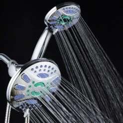 7" 48 Setting Elite High Pressure Ultra Luxury Three-Way Rainfall Shower Head Combo Chrome - AquaDance -Decor Haven Shop GUEST 9d5a6456 5ac2 4817 9ef3 ec4f629fe20f