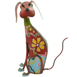 Metal Eclectic Dog Garden Sculpture - Olivia & May -Decor Haven Shop GUEST 9e8f2739 ea87 49f9 a371 00a264578a22