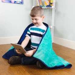 Bouncy Bands 7lb Weighted Sensory Blanket - Blue & Green -Decor Haven Shop GUEST 9f1b3429 a835 4d20 8a30 f78c306c63a8