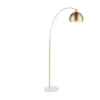 Marble And Metal March Contemporary Floor Lamp Gold (Includes LED Light Bulb) - LumiSource -Decor Haven Shop GUEST 9f2c5150 a92b 4e87 ad45 7d72ae4127c5