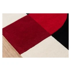 3'6"x5'6" Geometric Tufted Accent Rug Black - Momeni -Decor Haven Shop GUEST 9f8b0291 008b 43ad 92c0 3c22ac465e88