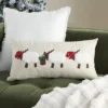 Mina Victory Holiday Applique Sheep 12" X 24" Beige Throw Pillow -Decor Haven Shop GUEST 9ff74c58 b367 4372 b48a db021bd2666d