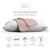 Pillow Gal 100% Cotton Percale Cool And Crisp Pillow Protector - King -Decor Haven Shop GUEST a04c582f 467a 4d33 bfc3 ce2af521980b