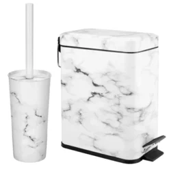 MDesign Toilet Brush Holder And Step Trash Can -Decor Haven Shop GUEST a1c79cfb 6382 4f24 9993 14f05b3778c5