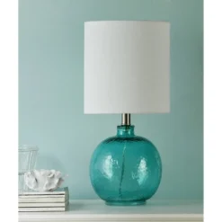 Glass Table Lamp Blue - StyleCraft -Decor Haven Shop GUEST a200a218 b5e1 4d0e 818a 2622f178700c