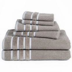 6pc Combed Cotton Bath Towel Set - Yorkshire Home -Decor Haven Shop GUEST a224343e cf2a 4b44 afdf 93e91c728510