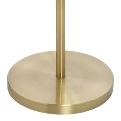 61" Meg Brushed Gold Metal Candlestick Floor Lamp With Rattan Shades - River Of Goods -Decor Haven Shop GUEST a305e374 0069 4eb0 9615 ea67ccba3ed3