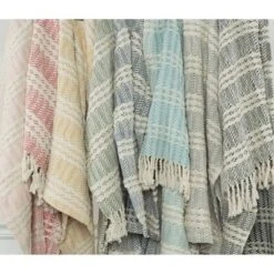 50"x60" Multi Striped Throw Blanket - Rizzy Home -Decor Haven Shop GUEST a5bfcb1d 0d59 4be5 b7f6 8543d1a574ac