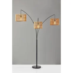 82" Cabana Collection 3-Arm Arc Lamp Black - Adesso -Decor Haven Shop GUEST a5c49c66 cfd5 42d5 b24d 07e7d50be40b