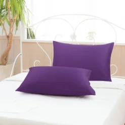 PiccoCasa 100% Soft Cotton Bedroom Modern Hotel Bed Breathable Zipper Closure Pillowcases Set Of 2 -Decor Haven Shop GUEST a6aa090e e125 49ec b209 f1bdec2ecaf1