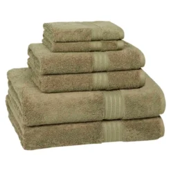 6pc Signature Solid Bath Towel Set - Cassadecor -Decor Haven Shop GUEST a6d28037 72f9 4d03 907f 0f20071b7fac