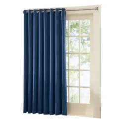 Collections Etc Gramercy Patio Door Grommet Top Curtain Panel, Single Panel, -Decor Haven Shop GUEST a75874fc f6cb 4615 8b38 25b2efc117f1