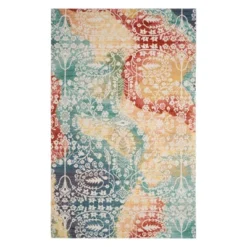 Neva Floral Accent Rug - Safavieh -Decor Haven Shop GUEST a7a7b068 3499 4181 8a05 570c9da17a79