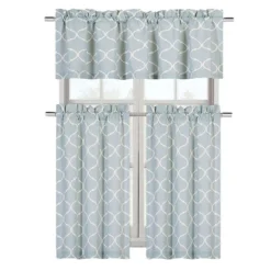 Kate Aurora Shabby Lattice Cotton Blend Kitchen Curtain Tier & Valance Set -Decor Haven Shop GUEST aa2d178f 6495 4f27 b879 e760a8d0f535