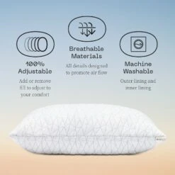 Coop Home Goods The Original - Adjustable Memory Foam Pillow - Greenguard Gold Certified -Decor Haven Shop GUEST aa38f2c0 6493 4d5e b36f ee0fc9f80f32