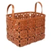 Mela Artisans Natural Large Leather Woven Basket -Decor Haven Shop GUEST aa8f8047 f6fb 4fa0 a8e7 3dc4937a9040