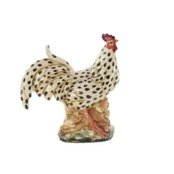 14" X 13" Farmhouse Ceramic Chicken Garden Sculpture Beige - Olivia & May -Decor Haven Shop GUEST ab654559 9f10 4126 b63c 06811d886a13