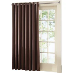 Collections Etc Gramercy Patio Door Grommet Top Curtain Panel, Single Panel, -Decor Haven Shop GUEST abf22a70 2c9b 433c 9efd f18f36d58b19