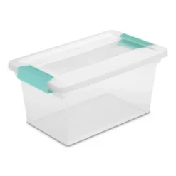 Sterilite 64 Quart Latching Clear Plastic Storage Organizer Tote Container Bin Box, 6 Pack & Medium Clip Boxes For Organization And Storage, 4 Pack -Decor Haven Shop GUEST ac139c6b d913 4ad9 b3d4 de0dc6d97eb2