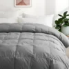 Peace Nest Organic Cotton Down Feather Comforter Duvet Insert, Gray -Decor Haven Shop GUEST af420c03 8f3f 49e6 9483 492e556eff0a