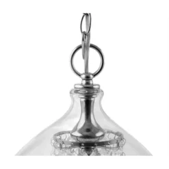 11.75" Faceted Crystal Glass Hanging Pendant - River Of Goods -Decor Haven Shop GUEST af424e62 e3be 425e 87f1 51b6bfb84f58