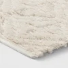 Textured Diamond Shag Bath Rug Cream - Opalhouse™ -Decor Haven Shop GUEST af8db595 290c 4a45 8750 81322df3f29b