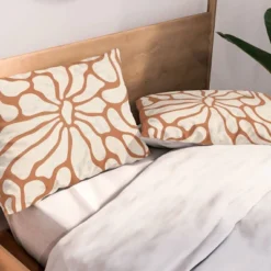 Deny Designs DorisciciArt Mid-Century Modern Floral D Duvet Cover Set Rust -Decor Haven Shop GUEST afa1e436 0c6c 4ad7 b08f 681fee8260c9