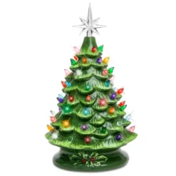 Best Choice Products 15in Pre-lit Ceramic Christmas Tree W/ Cord, Hand-Painted Decoration -Decor Haven Shop GUEST affcbd71 283b 4d83 86cb f9d50b97cbf2