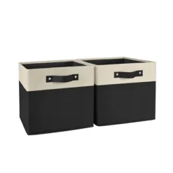 2pc Kids' 10.5" Two-Toned Folding Storage Bin Set - RiverRidge Home -Decor Haven Shop GUEST b0cd9c0c 2716 47bb 9142 06532c147172