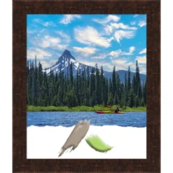 Amanti Art William Mottled Bronze Narrow Picture Frame -Decor Haven Shop GUEST b0f75bff d445 4a0c 9604 86efde3969ac