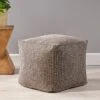 Camrose Contemporary Fabric Pouf - Christopher Knight Home -Decor Haven Shop GUEST b1a37290 4b25 463b 896e 51ef82d704b9