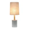 Concrete Table Lamp With Linen Shade Antique Brass - Lalia Home -Decor Haven Shop GUEST b24a2b93 fb65 49c1 9b48 e69329b4d2e0