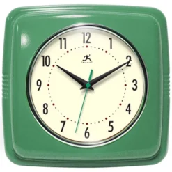 9" Square Retro Wall Clock - Infinity Instruments -Decor Haven Shop GUEST b2a1fe78 a14e 4afc 96b8 f1910ab9efde