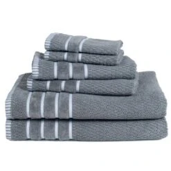 6pc Combed Cotton Bath Towel Set - Yorkshire Home -Decor Haven Shop GUEST b3774541 bc78 4947 a3c6 72b2fbbce6c7