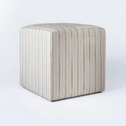 Lynwood Square Upholstered Cube - Threshold™ Designed With Studio McGee -Decor Haven Shop GUEST b4c05613 02fb 4836 9f47 a7512f9a187c