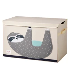 3 Sprouts Collapsible Toy Chest Storage Bin With Lid And Bookshelf Rack For Baby And Toddler Bedroom Or Playroom, Sloth Print Design -Decor Haven Shop GUEST b5607d14 8ee3 49f3 b9b3 a2c6f4964b61