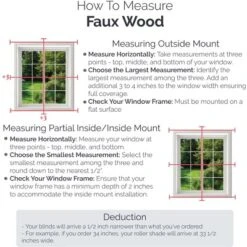 Linen Avenue Cordless Faux Wood Blind, Flush Inside Mount(No Valance Return) -Decor Haven Shop GUEST b654637b f74f 4497 beb9 a786dc1136b5