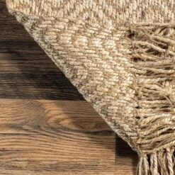 Hand Woven Don Jute With Fringe Rug - NuLOOM -Decor Haven Shop GUEST b7e68c46 684f 4cba 82ef ff6c02dba91e