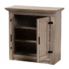 Bruce Farmhouse Wood 2 Doors Shoe Storage Cabinet Oak/Brown - Baxton Studio -Decor Haven Shop GUEST b94de45a 6754 430d 99fd aac4b944cc31