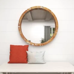 Vintage Wall Mirror Brown - Olivia & May -Decor Haven Shop GUEST ba0692bf 0c7e 4c8b a4c8 4bc97f01b8f4