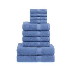 Premium Cotton 800 GSM Heavyweight Plush Luxury 10 Piece Bathroom Towel Set By Blue Nile Mills -Decor Haven Shop GUEST ba4a2032 18b7 4bd1 b100 32a1dc39a49c