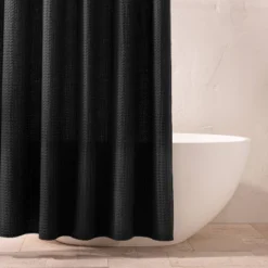 Waffle Shower Curtain - Casaluna™ -Decor Haven Shop GUEST bad11c76 ce50 4df5 bac5 9852bcb8ccd3