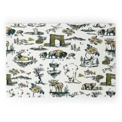 The Whiskey Ginger Yellowstone National Park Travel Pattern Welcome Mat - Society6 -Decor Haven Shop GUEST baee4069 fbd0 4148 a509 bf3a91505ec8