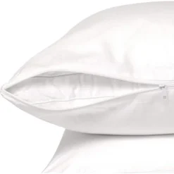 Right Choice Bedding 100% Cotton Breathable Pillow Protector With Zipper – (2 Pack) -Decor Haven Shop GUEST bb34cb80 ee95 44ee a83f 76723df59f40