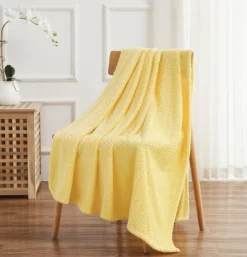 Kate Aurora Ultra Soft & Plush Herringbone Fleece Throw Blanket Covers -Decor Haven Shop GUEST bb86278c df7a 4ab4 9ff1 eadb7046c6ef