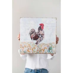 Rooster Decorative Wall Canvas - 3R Studios -Decor Haven Shop GUEST bc280918 6c01 4b77 b30f 2d259ce978ad