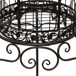 47" Iron Vintage Birdcage Black - Olivia & May -Decor Haven Shop GUEST bd4043fe c4dd 487c 885e e815735caf5c