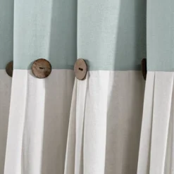 Linen Button Shower Curtain - Lush Décor -Decor Haven Shop GUEST bd6f8a05 a2ea 4309 94c7 846d1e578c65