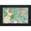 Easter Bunny And Tulips Primitive Doormat Floral 30" X 18" Briarwood Lane -Decor Haven Shop GUEST bf2ca07d 07be 42aa 9a54 03cd4141fdf9